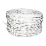 Cable Utp 100 Metros Color Blanco Interior Cat5e 8 Hilos