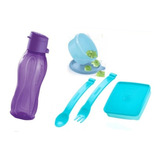 Set Recipientes Para Lunch Infantil Tupperware 