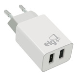 Carregador De Parede Universal 2 Usb De 1a E 2.4a Wc124a ELG