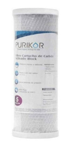 20filtros Carbon Activado Block Purikor Pkccto4.5x20x5