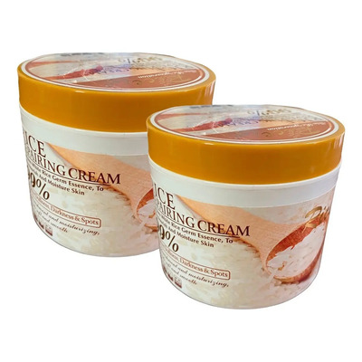Pack 2 cremas faciales arroz 99 % | reparadora y blanqueadora día\u002Fnoche piel normal | MercadoLibre