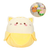 Plátano Gato Casa Almohada De Peluche De Regalo A