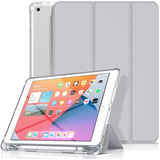 Funda Con Tapa Smart Y Slot Lapiz Compatible Con iPad 10.2