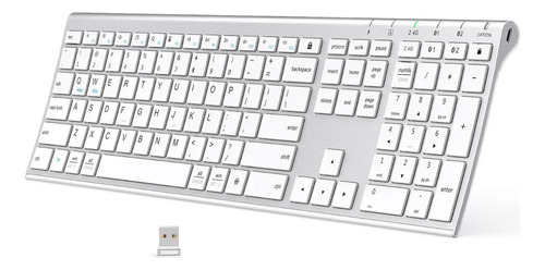 Teclado Bluetooth Numerico P/ Macbook Pc Windows Aluminio 