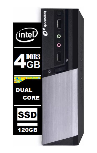Mini Pc Pdv Bematech Rc-8300 Intel Dualcore 4gb Ssd 120gb