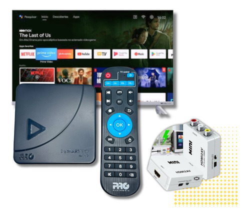 Smart Tvbox Transforme Sua Tv Comum Em Smartv + Brinde