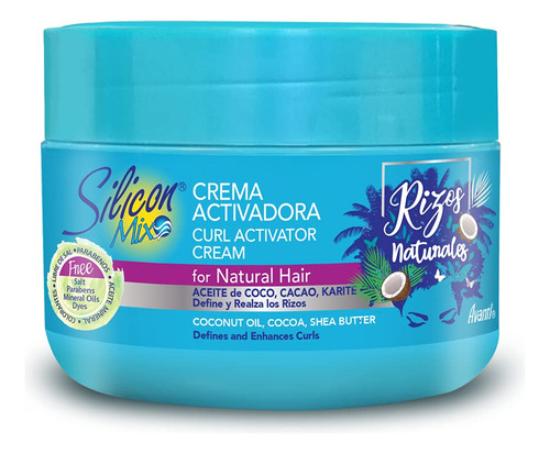 Silicon Mix Crema Activadora De Rizos Para Cabello Natural |