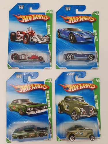 4 Hot Wheels Th Treasure Hunt 2010 Ford Torino Gtx1 Ratbomb