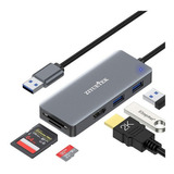 Adaptador Usb A Hdmi 5 En 1 Concentrador Usb 3 0 Con Hd...