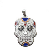 Dije Calavera 2 De Acero Quirúrgico 