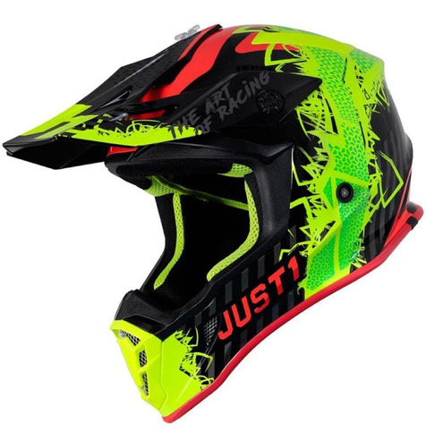 Capacete Just1 J38 Mask Amarelo