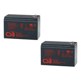 Kit 2 Baterias 7.2ah Csb Nobreak Alarmes Cerca Elétrica Sms