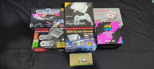 Consoles Mini Sega, Nintendo, Playstation Completos! Aproveite!!!
