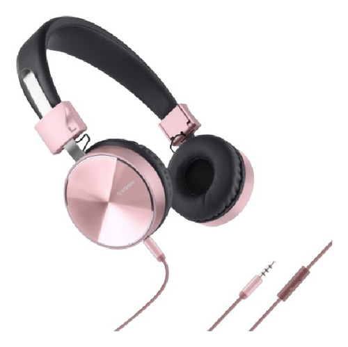 Audífonos Manos Libres Cable Plegables Aud-224 Rosa