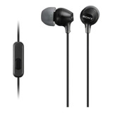 Audífonos Sony Internos Y Funcion Manos Libres- Mdr-ex15ap Color Negro