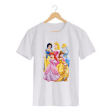 Hermosa Camiseta De Mujer Diseño Princesas De Disney 