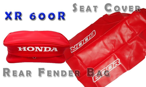 Funda Asiento Tapizado + Bolso Honda Xr 600 2000,replica