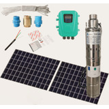 Bomba Solar Sumergible Pozo 60m 300w 36vdc+panel+kit