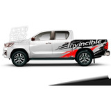 Calco Toyota Hilux Invincible Limited Juego Con Porton