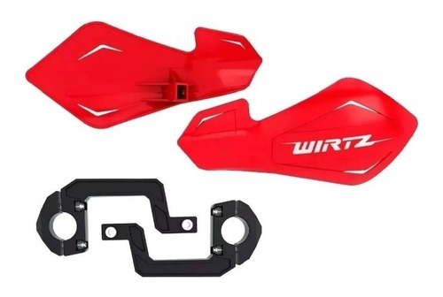 Cubre Manos Puños Flotantes Wirtz Shock Honda Yamaha Enduro