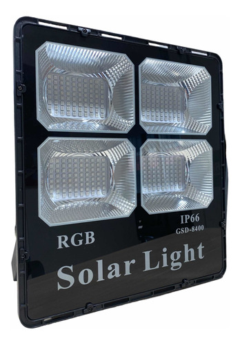 Reflector Led Solar Rgb 400w Multicolor Con Control Remoto