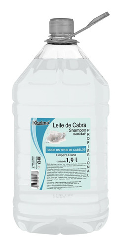Shampoo Profissional Leite De Cabra  1,9l - Kelma