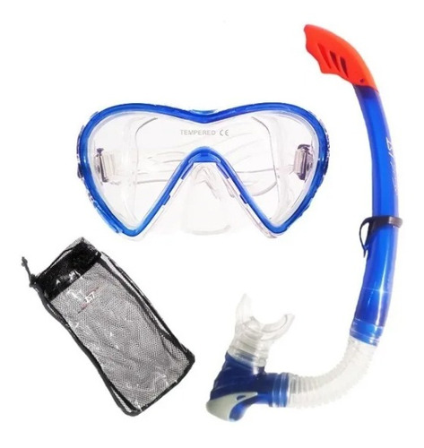 Kit De Buceo Ist Snrokeling Silicona Ccs 2 Mascada/snorkel 