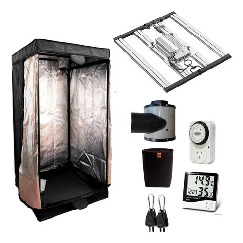 Combo Full Kit Indoor 80x80 + Led Kif Samsung 240w Extractor