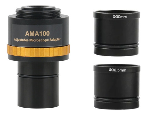 Set Adaptador Ajustable Camara Microscopio Binocular 1x