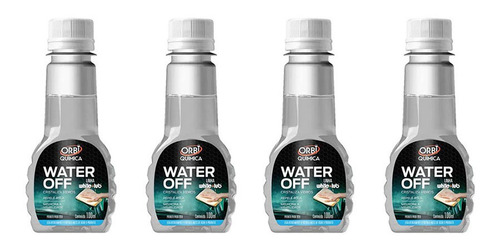 Kit 4 Water Off Cristalizador Anti Embaçante Limpa Para Bris