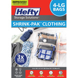 Hefty Shrink-pak - 4 Bolsas Grandes De Almacenamiento Al Vac
