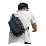 Bolso Para Hombre Pecho Bolso Casual Cuero Cossbody