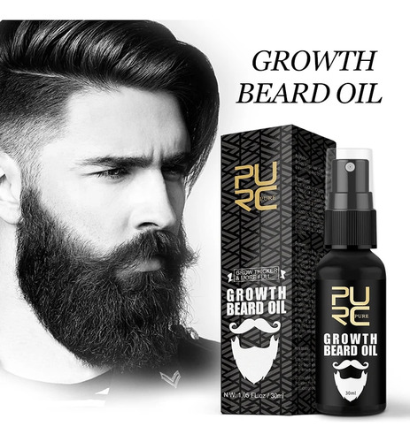 El Aceite Para Barba E Purc Growth Hace Que La Barba Crezca