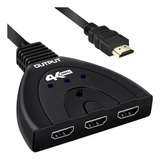 Interruptor Hdmi 4k60hz 3x1 Switch Splitter 3 En 1