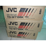 Jvc Lote 02 Tape Duplo Deck Tdw 718 Bk Pra Revisão Ou Peças