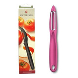 Pelapapas Victorinox Pela Papas Pelador Largo Verdura Fruta Color Rosa