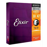 Elixir Phosphor Bronze 10-47 Cuerdas Guitarra Acústica 16002