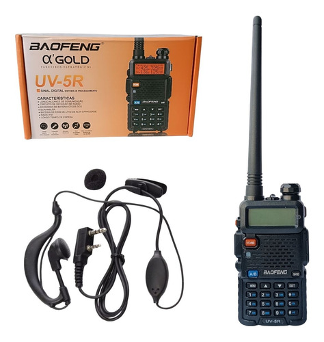 7 Radio Comunicador Baofeng Profissional Uv5r Dual Original