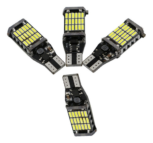 4 Foco De Pellizco Led T15 Canbus Para Reversa