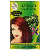 Hannah Natural 100% Pure Henna Powder, 100 Gramos