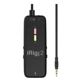 Interface Para Microfone Irig Pre 2 Pré-amp Phantom Power