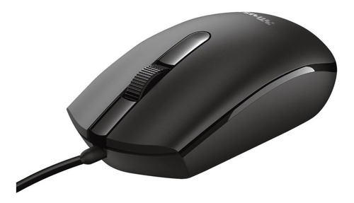 Mouse Alambrico Trust Basi Negro ( 1200 Dpi)