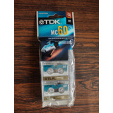 Fita Microcassete Virgem Lacrada Dtk Mc60(embalagem Com 3)