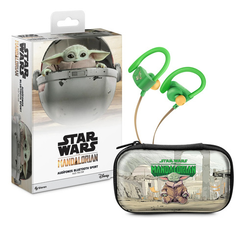 Star Wars Audífonos Bluetooth Sport Yoda Aud-795/sw
