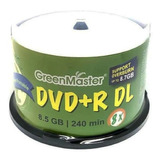 Dvd-r Dl Green Master Imprimible 18.5gb 240 Min 30 Piezas