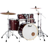 Batería Pearl Decade Maple Dmpr905 De 5 Cuerpos Bombo 20'' Color Crimson Galaxy Flake