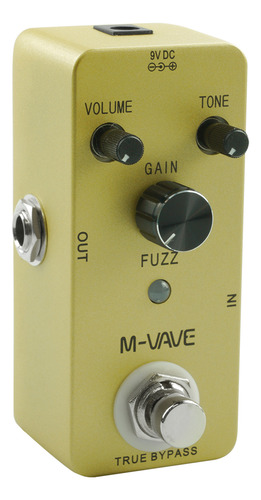 Pedal De Efectos Guitarra M-vave Vintage Bypass Fuzz Shell T