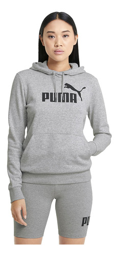 Buzo Puma Ess Logo Hoodie Mujer 845907-04