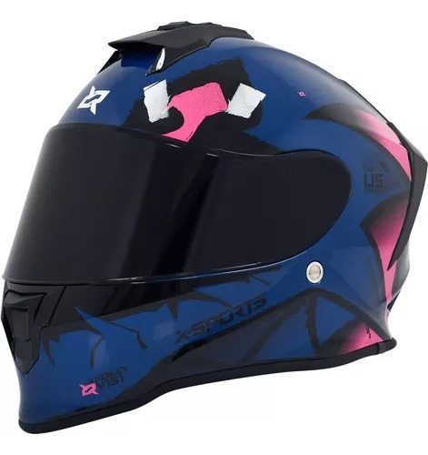 Casco Moto Xsports V151 Certificado Ece2205 Mujer Dama