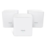 Roteador Wifi Mesh Gigabit Ac1200 Mw5c Tenda Kit C/ 3 Peças